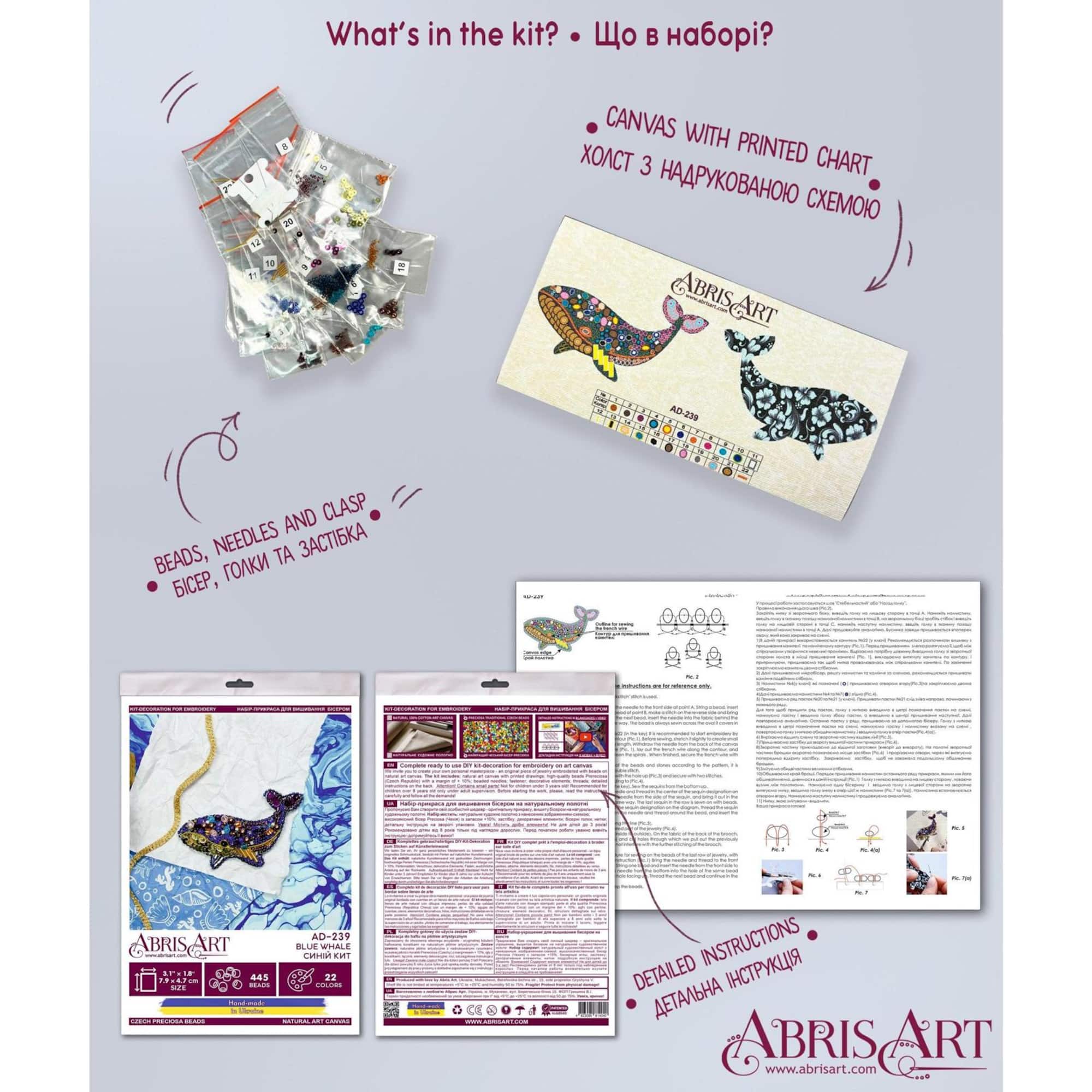 Abris Art Blue Whale Decoration Kit
